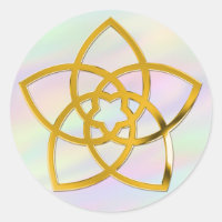 Symbol Venus Blume / GOLD | Farblicht