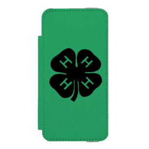 Symbol: Verein 4-H Incipio Watson™ iPhone 5 Geldbörsen Hülle