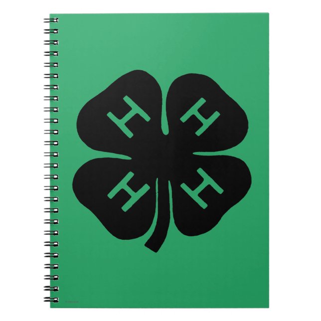 Symbol: Verein 4-H Notizblock (Vorderseite)