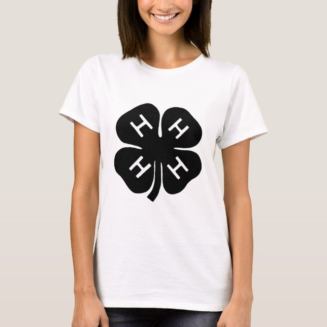 Symbol: Verein 4-H T-Shirt (Vorderseite)