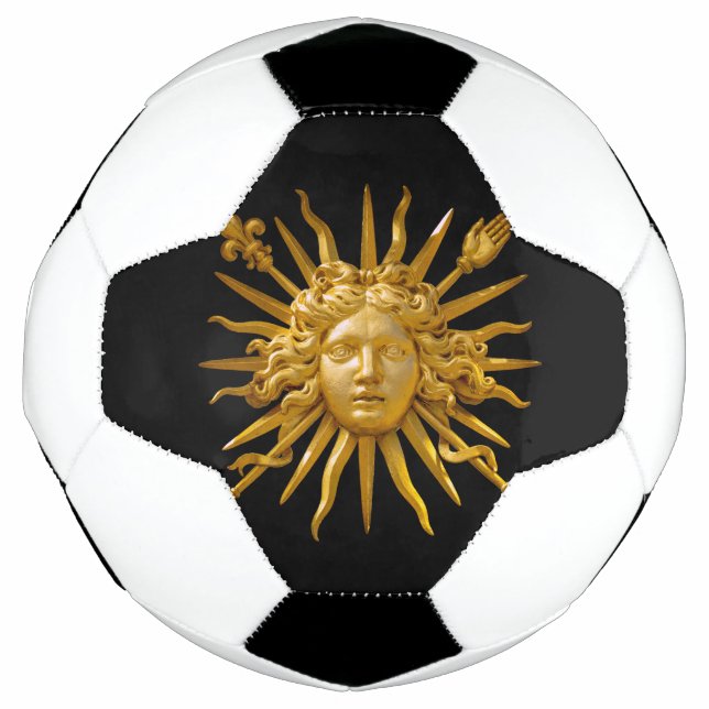 Symbol von Louis XIV der Sonnenkönig Fußball (Vorderseite)