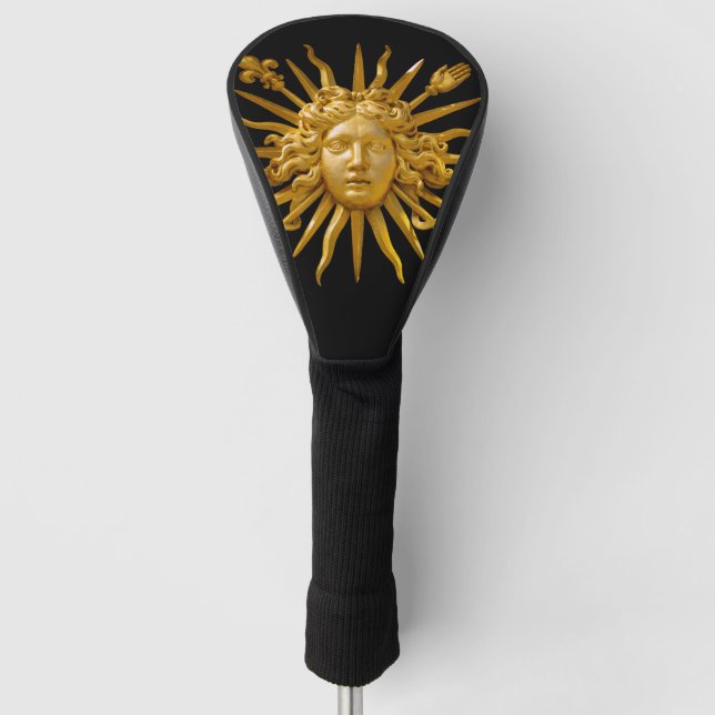 Symbol von Louis XIV der Sonnenkönig Golf Headcover (Vorderseite)