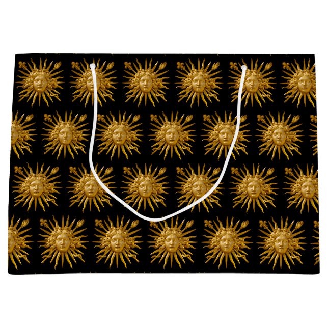 Symbol von Louis XIV der Sonnenkönig Große Geschenktüte (Vorderseite)