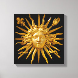 Symbol von Louis XIV der Sonnenkönig Leinwanddruck