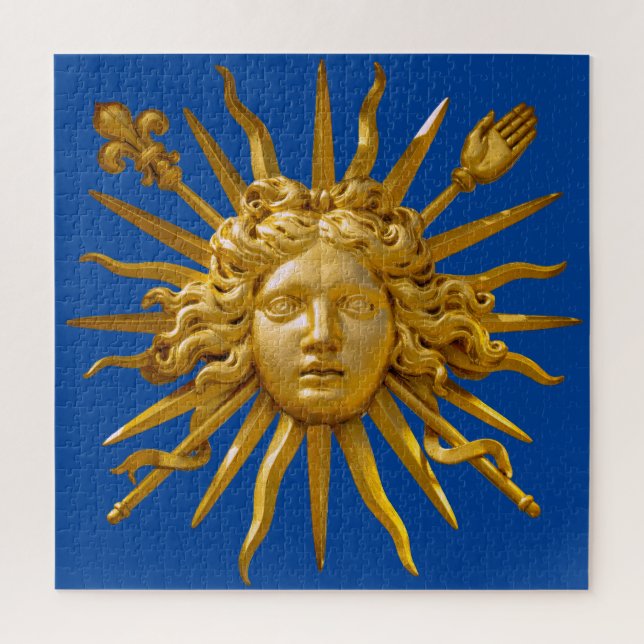 Symbol von Louis XIV der Sonnenkönig Puzzle (Vertikal)