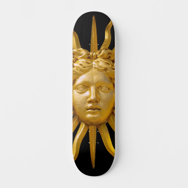 Symbol von Louis XIV der Sonnenkönig Skateboard (Vorderseite)