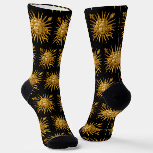 Symbol von Louis XIV der Sonnenkönig Socken