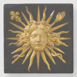 Symbol von Louis XIV der Sonnenkönig Steinuntersetzer