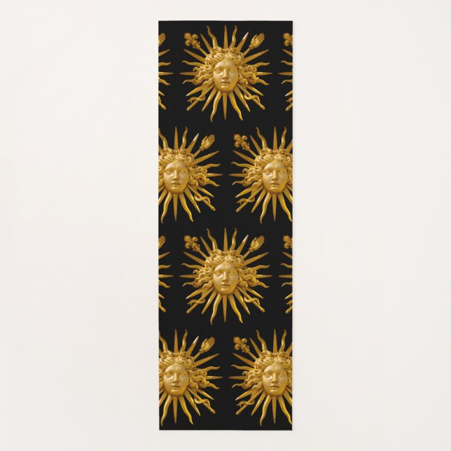 Symbol von Louis XIV der Sonnenkönig Yogamatte (Vorderseite)