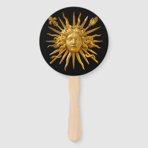 Symbol von Ludwig XIV. dem Sonnenkönig Fächer