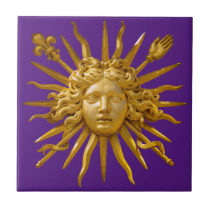Symbol von Ludwig XIV. dem Sonnenkönig Fliese