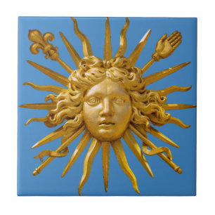 Symbol von Ludwig XIV. dem Sonnenkönig Fliese