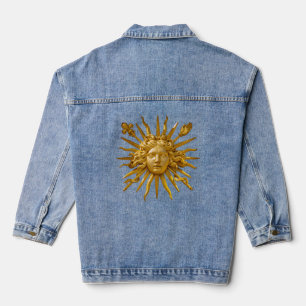 Symbol von Ludwig XIV. dem Sonnenkönig Jeansjacke