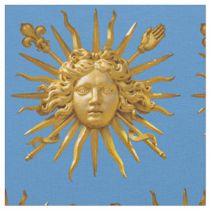 Symbol von Ludwig XIV. dem Sonnenkönig Stoff