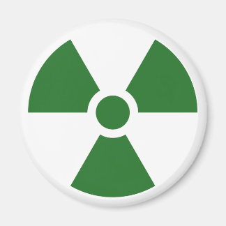 Symbol-Warnzeichen für die Signatur der Strahlstru Magnet