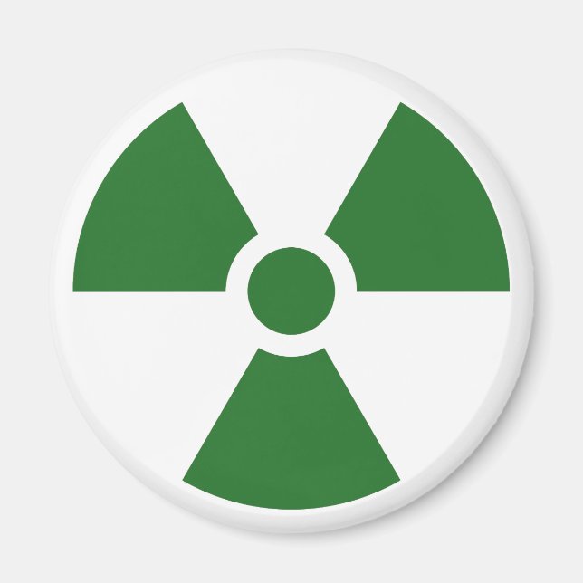 Symbol-Warnzeichen für die Signatur der Strahlstru Magnet (Vorne)