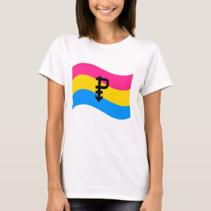 Symbol-Wavy-Flag Pansexual T-Shirt
