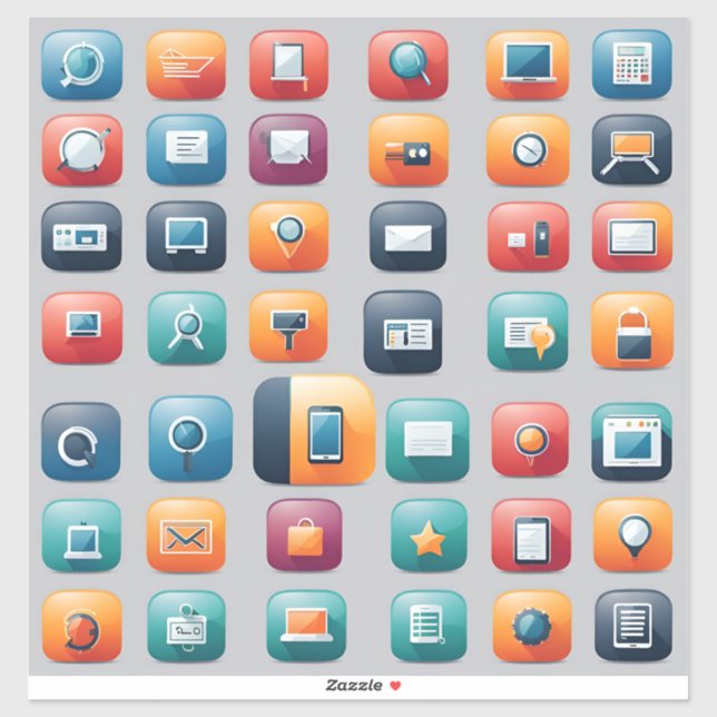 Symbole Aufkleber (Blatt)