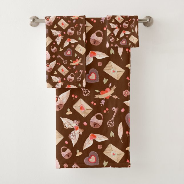 Symbole der Liebe Badhandtuch Set (Insitu)