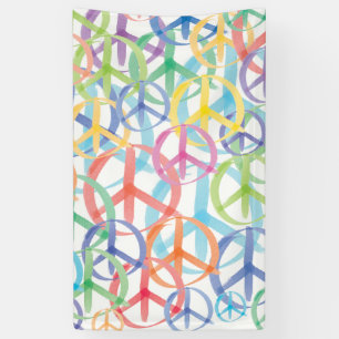 Symbole des Friedens Banner