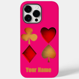 Symbole für Kartenspiel Case-Mate iPhone-Fall iPhone 14 Pro Max Hülle