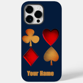 Symbole für Kartenspiel Case-Mate iPhone-Fall iPhone 14 Pro Max Hülle