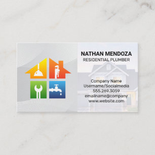 Symbole für Kleber-Tools   Wohnungsvertragnehmer Visitenkarte