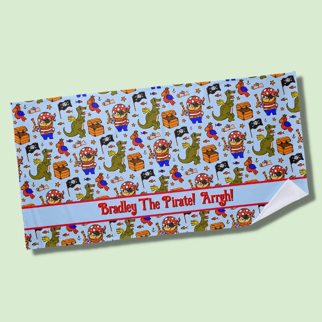 Symbole für Piratensymbole hinzufügen, blau Strandtuch (Von Creator hochgeladen)