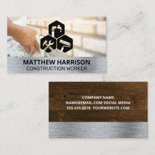 Symbole für Zimmerservice Visitenkarte