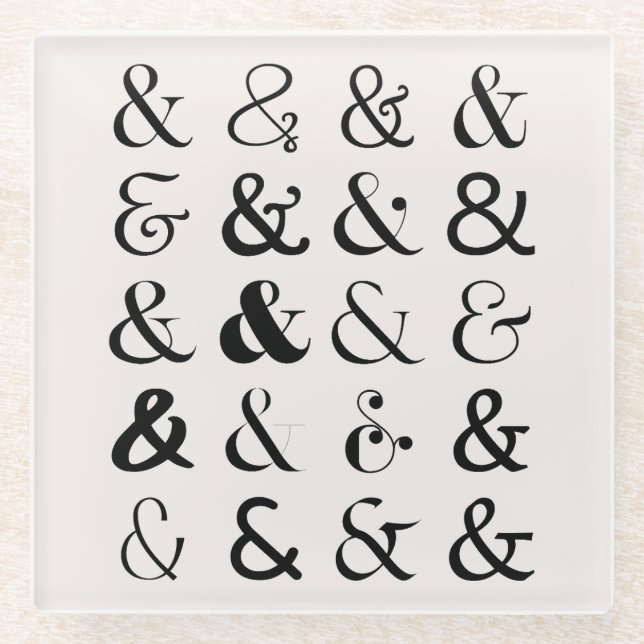Symbole Glasuntersetzer (Vorderseite)