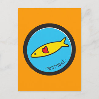 Symbole Portugals - Sardine Nr. 02 Postkarte