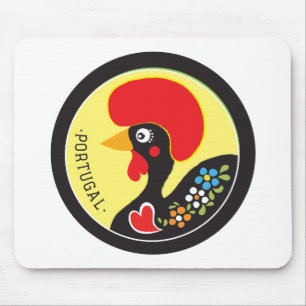 Symbole von Portugal - Galo de Barcelos Mousepad