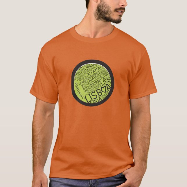 Symbole von Portugal - Lissabon Lissabon T-Shirt (Vorderseite)