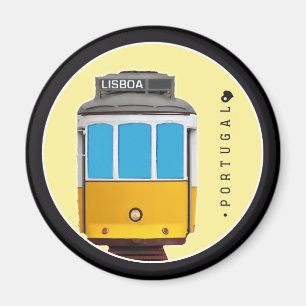 Symbole von Portugal- - Lissabon-Straßenbahn Magnet