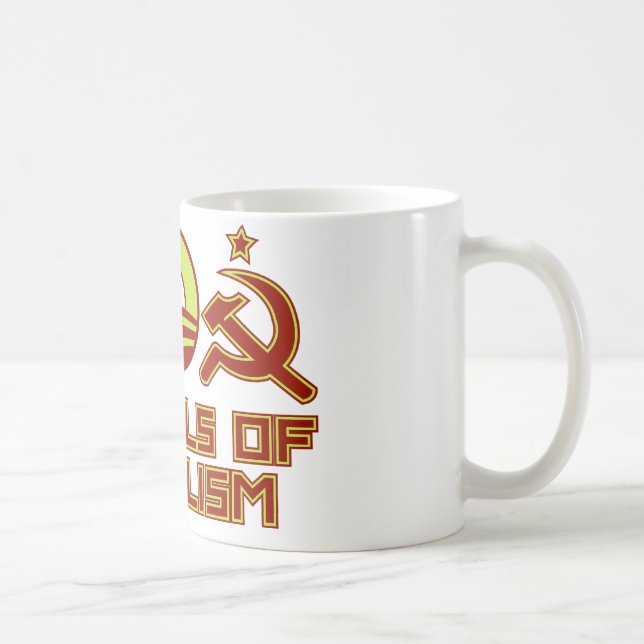 Symbole von Sozialismus Kaffeetasse (Rechts)