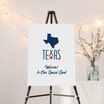 Symbole von Texas, Texas, blau