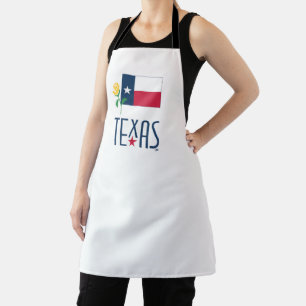 Symbole von Texas, Texas-Flagge und Gelbes Rosengl Schürze