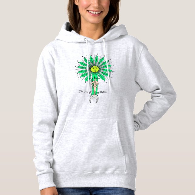 Symbolischer Baum der Alchemie Hoodie (Vorderseite)