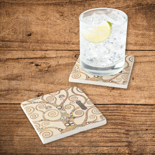 Symbolischer Baum Gustav Klimt Steinuntersetzer