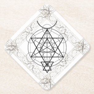 Symbolisches Heiliges geometrisches Metatron Untersetzer