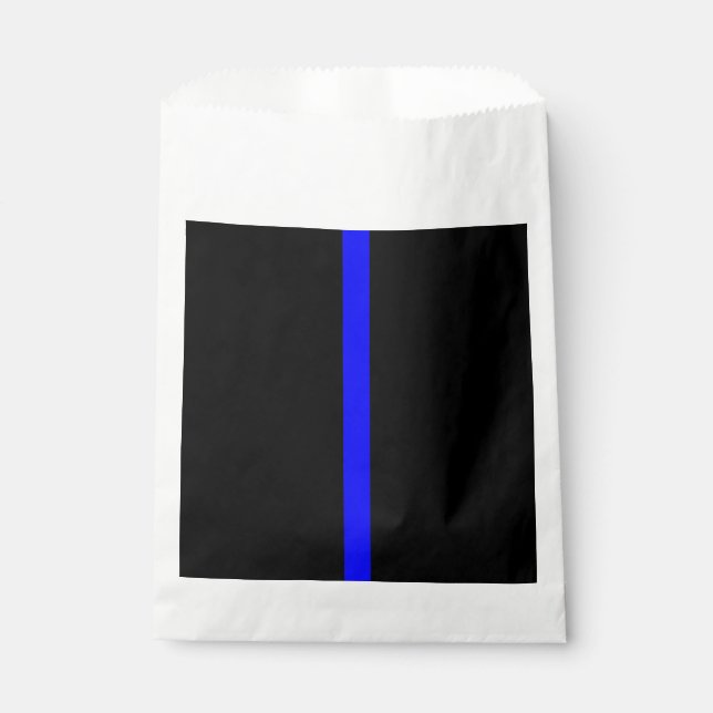 Symbolisches Memorial zu Thin Blue Line auf einer Geschenktütchen (Vorderseite)