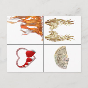 Symbolkarten zur Verbesserung und Klärung von Taro Postkarte