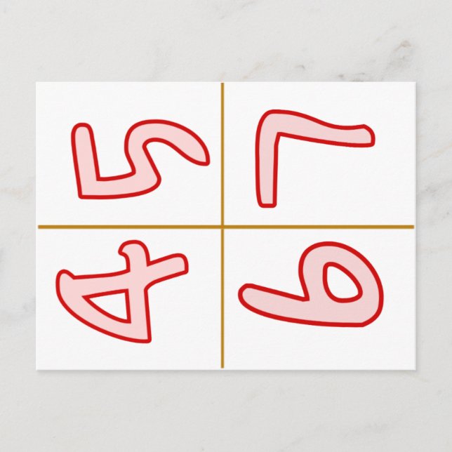 Symbolkarten zur Verbesserung und Klärung von Taro Postkarte (Vorderseite)