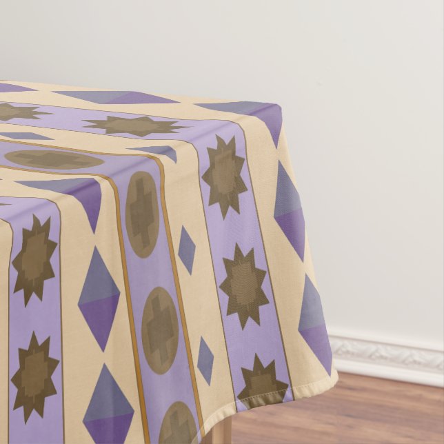 SYMBOLS blauer Großdruck Tischdecke (Beispiel)