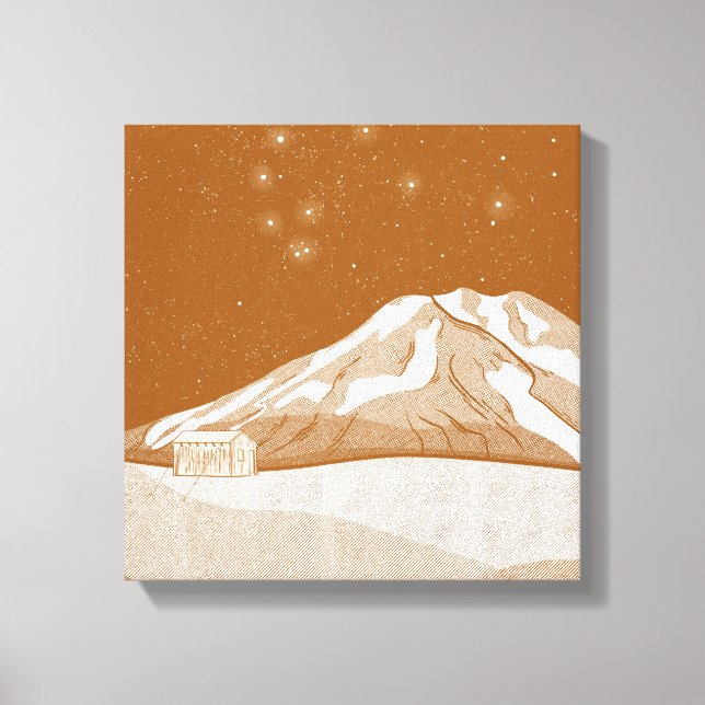 Syme Hut Mount Taranaki Leinwanddruck (Vorderseite)