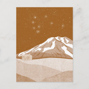 Syme Hut Mount Taranaki Postkarte