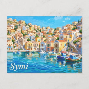 Symi Griechenland Postkarte