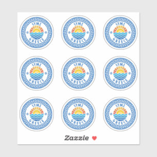 Symi Island, Griechenland Mehrfachpackkleber Aufkleber