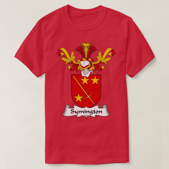 Symington Coat of Arms Familienwappen T-Shirt (Design vorne)