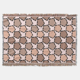 Symmetric Brown Pentagons mit gestrichelten Grenze Decke